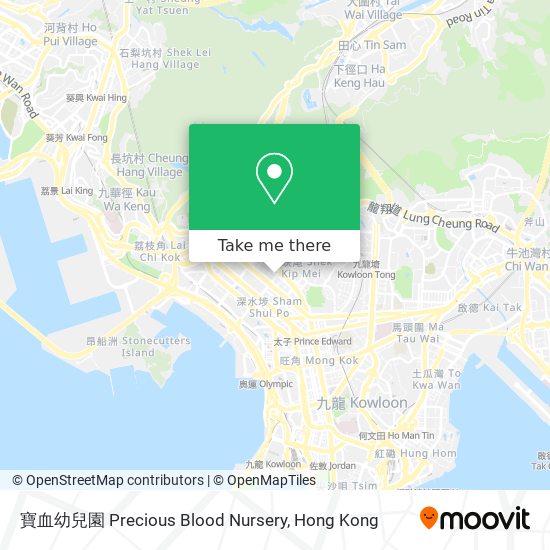 寶血幼兒園 Precious Blood Nursery map