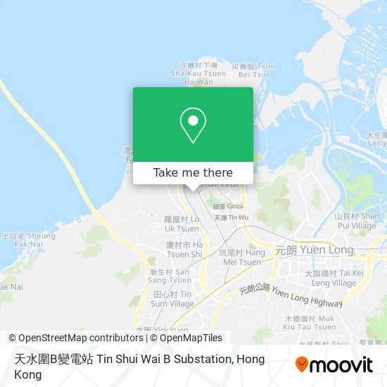 天水圍B變電站 Tin Shui Wai B Substation地圖