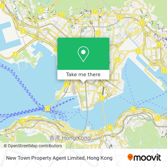 New Town Property Agent Limited map