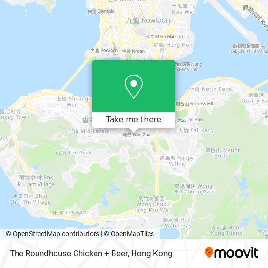 The Roundhouse Chicken + Beer map