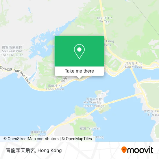 青龍頭天后宮 map