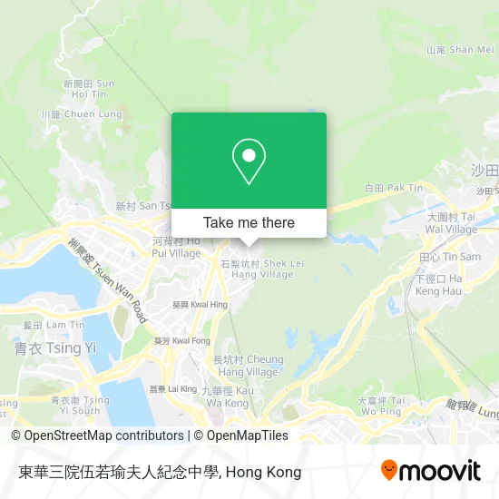 東華三院伍若瑜夫人紀念中學 map