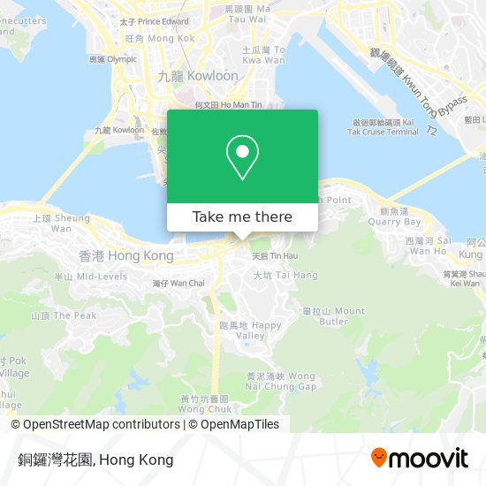 銅鑼灣花園 map