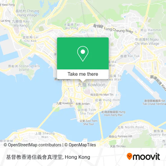 基督教香港信義會真理堂地圖