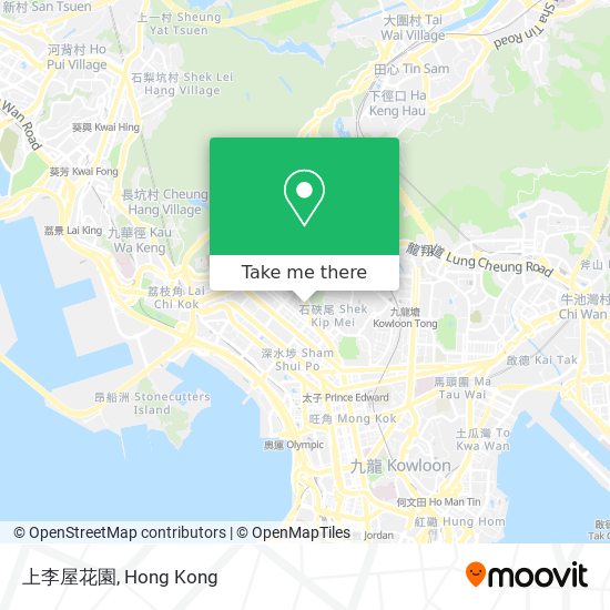 上李屋花園 map