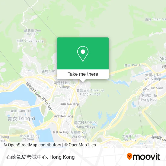 石蔭駕駛考試中心 map