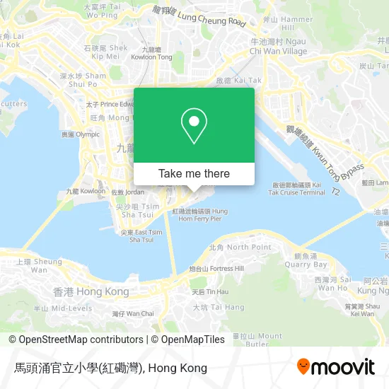 馬頭涌官立小學(紅磡灣)地圖