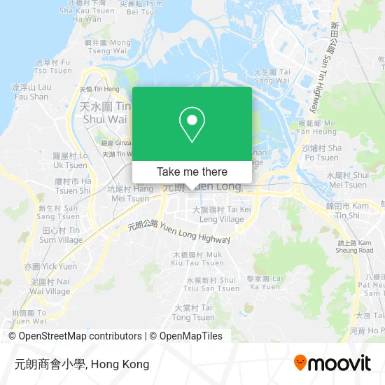 元朗商會小學 map