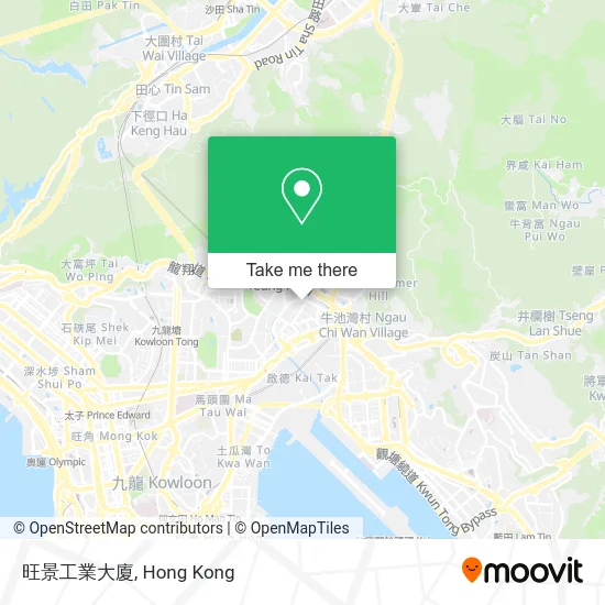 旺景工業大廈 map