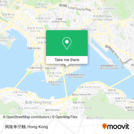 興隆車仔麵 map