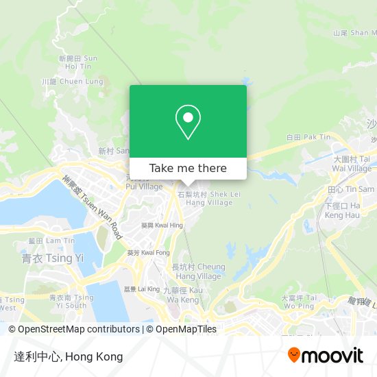 達利中心地圖