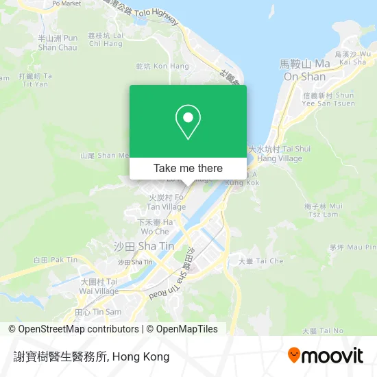 謝寶樹醫生醫務所 map