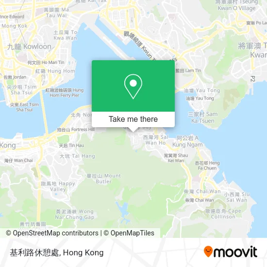 基利路休憩處地圖