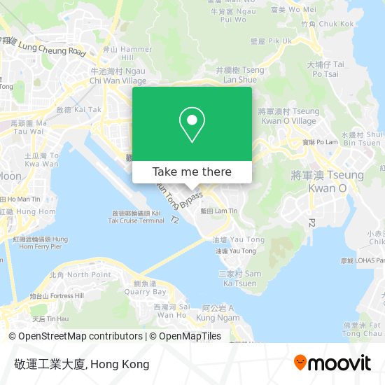 敬運工業大廈 map