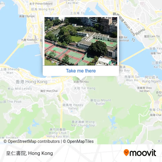 皇仁書院地圖