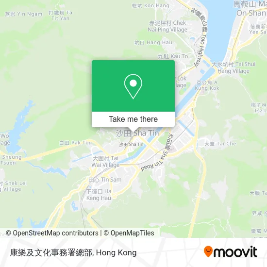康樂及文化事務署總部 map