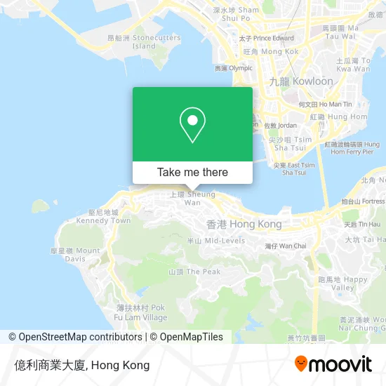 億利商業大廈 map