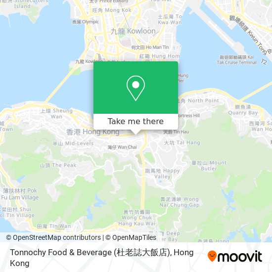 Tonnochy Food & Beverage (杜老誌大飯店) map