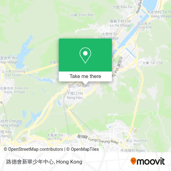 路德會新翠少年中心 map