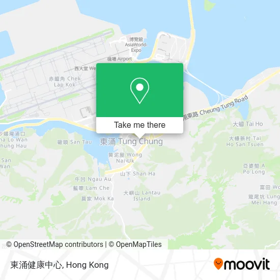 東涌健康中心 map