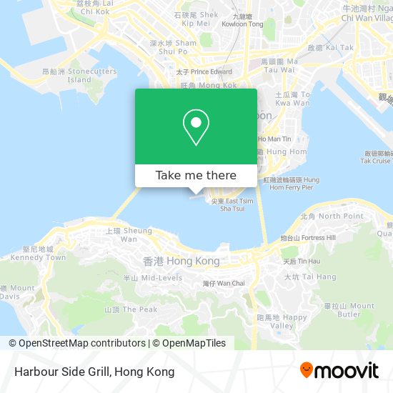 Harbour Side Grill map