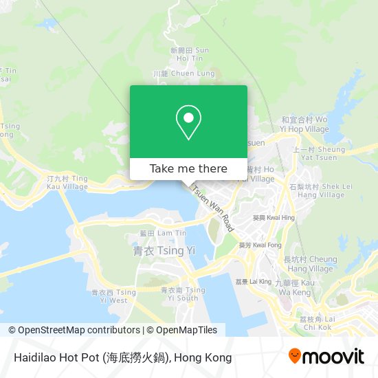 Haidilao Hot Pot (海底撈火鍋) map