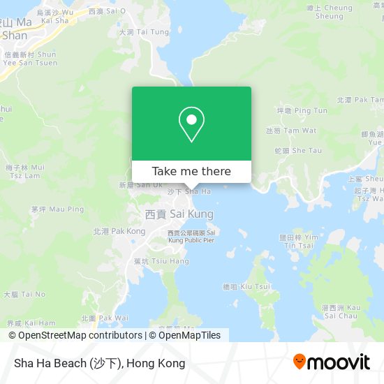 Sha Ha Beach (沙下) map