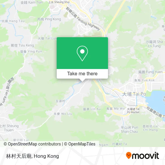 林村天后廟地圖