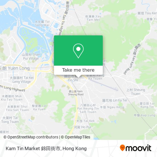 Kam Tin Market 錦田街市 map