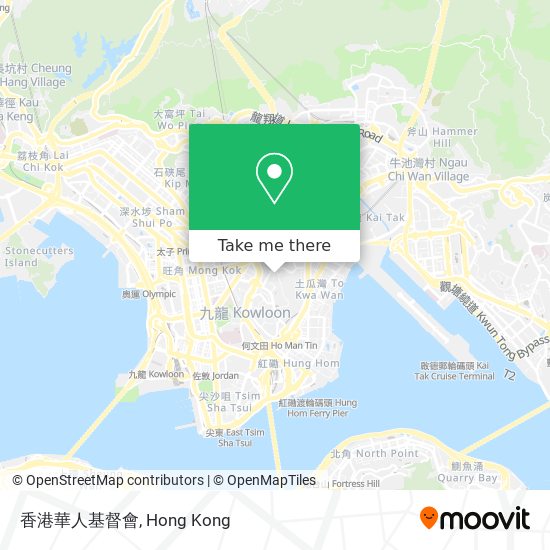香港華人基督會 map