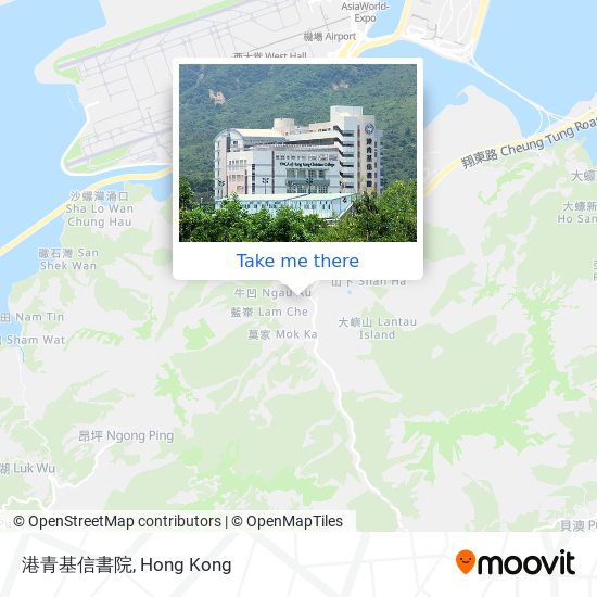 港青基信書院 map