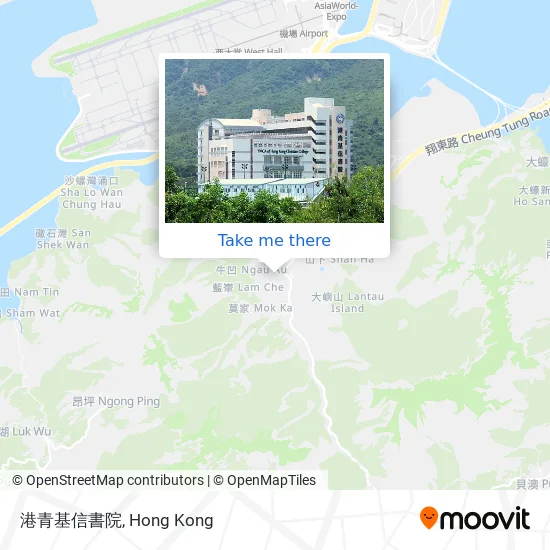港青基信書院地圖