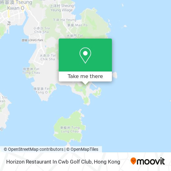 Horizon Restaurant In Cwb Golf Club地圖