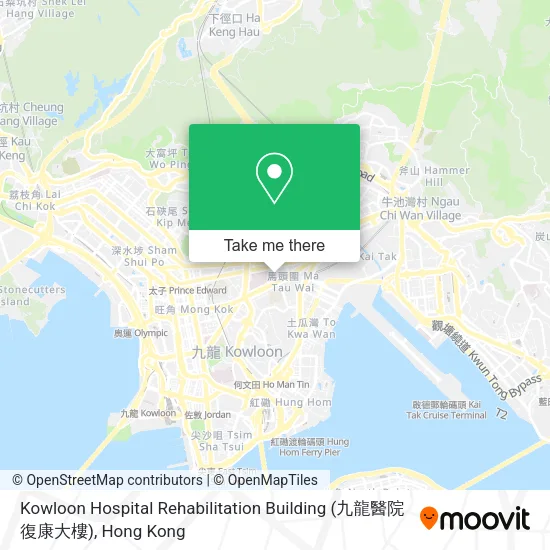 Kowloon Hospital Rehabilitation Building (九龍醫院復康大樓)地圖