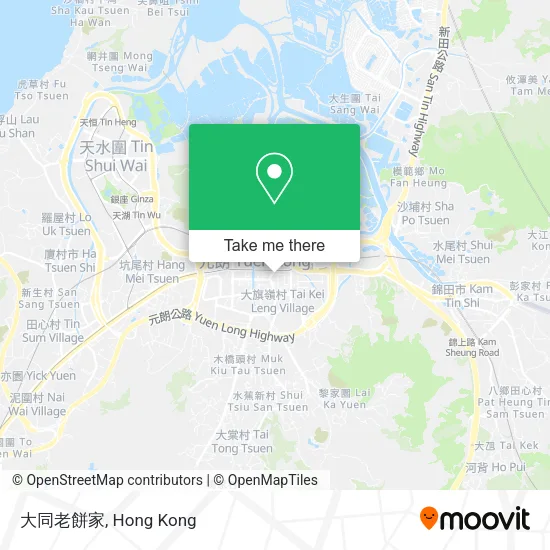大同老餅家地圖