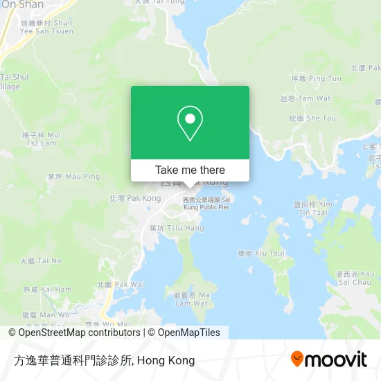 方逸華普通科門診診所地圖