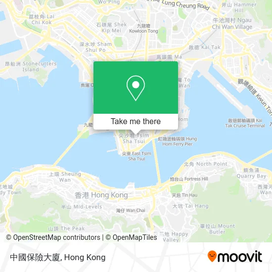 中國保險大廈 map
