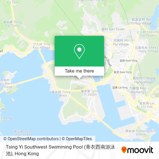 Tsing Yi Southwest Swimming Pool (青衣西南游泳池) map