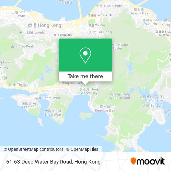 61-63 Deep Water Bay Road map
