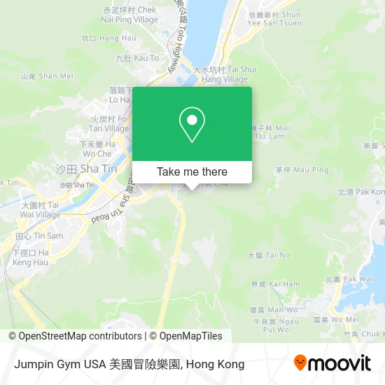 Jumpin Gym USA 美國冒險樂園 map