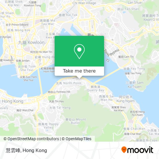 慧雲峰 map