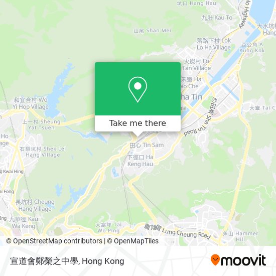 宣道會鄭榮之中學地圖