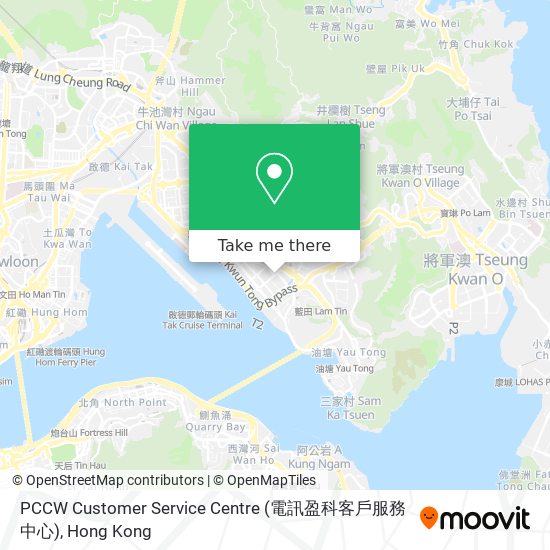 PCCW Customer Service Centre (電訊盈科客戶服務中心)地圖