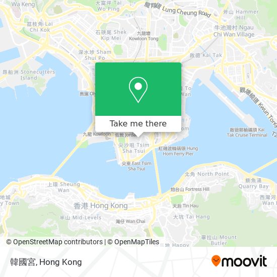 韓國宮 map