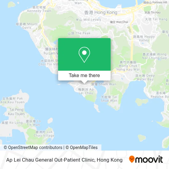 Ap Lei Chau General Out-Patient Clinic map
