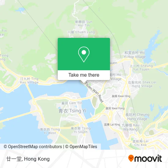 廿一堂地圖