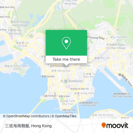三巡海南雞飯地圖