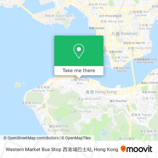 Western Market Bus Stop 西港城巴士站 map