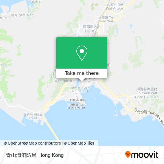 青山灣消防局 map