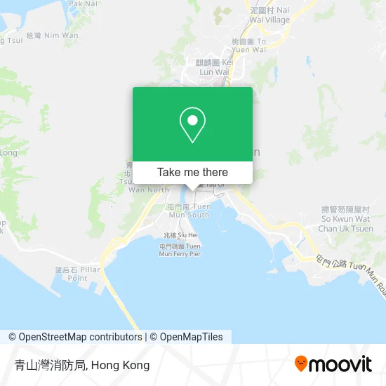 青山灣消防局 map